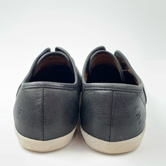 Frye Maya Cvo sneakers  sz 8 black goat leather - Picture 3 of 13